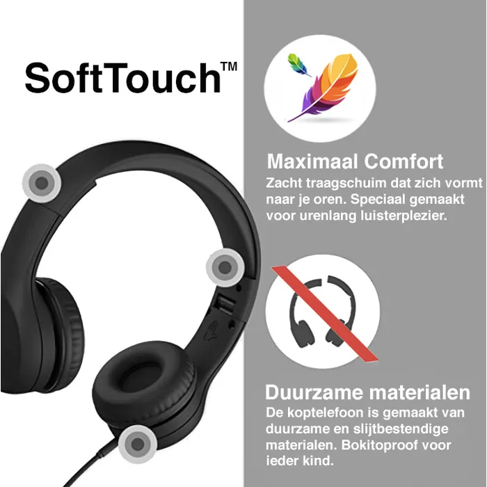WISEQ Junior kinderkoptelefoon - Afbeelding 5